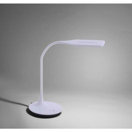 LEUCHTEN DIREKT is JUST LIGHT LED stolní lampa v bílé, flexibilní rameno s měnitelnou teplotou barvy světla a stmívaním 2700-5000K LD 13061-16