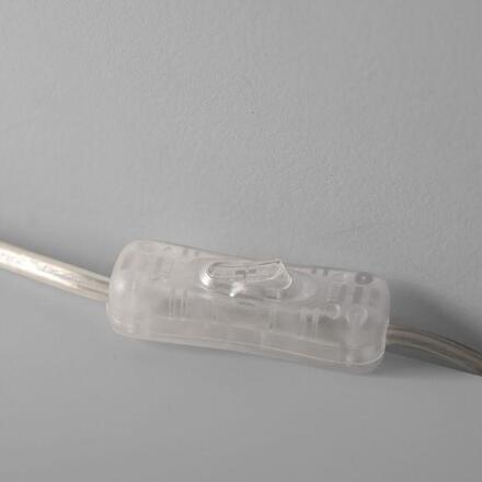 JUST LIGHT Stolní lampa BOTTLE, bílá, opálové sklo, tvar láhve, šňůrový vypínač