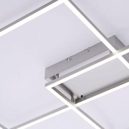 LEUCHTEN DIREKT is JUST LIGHT LED stropní svítidlo, 75,5x56,2cm, CCT, dálkový ovladač, paměťová funkce 2700-5000K