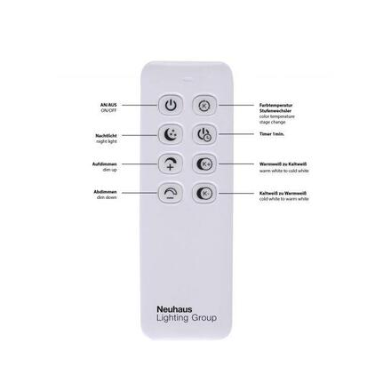 LEUCHTEN DIREKT is JUST LIGHT LED stropní svítidlo hranaté v barvě oceli, 2-ramenné a stmívatelné s možností změny teploty barvy dálkovým ovladačem 2700-5000K