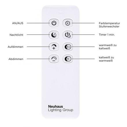 LEUCHTEN DIREKT is JUST LIGHT LED stropní svítidlo, 110x25cm, dálkový ovladač, stmívatelné, dřevodekor, CCT, 2700-5000K