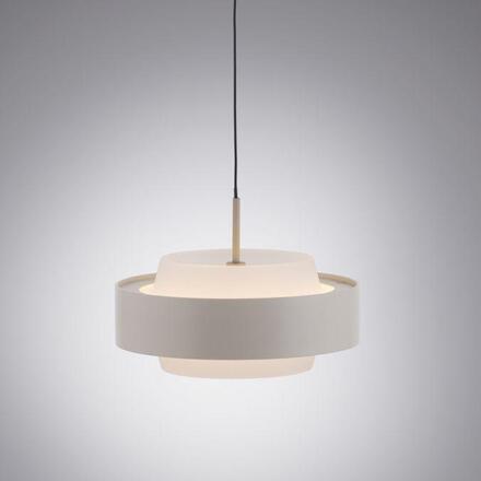JUST LIGHT Kolekce Schöner Wohnen LED závěsné svítidlo Elmo, písková barva Comfort Lift 3000K