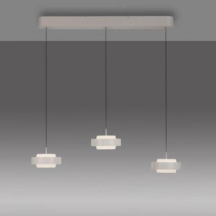 JUST LIGHT Kolekce Schöner Wohnen, LED závěsné svítidlo ELMO písková barva 3000K