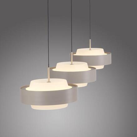 JUST LIGHT Kolekce Schöner Wohnen, LED závěsné svítidlo ELMO písková barva 3000K