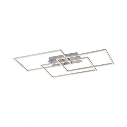 LEUCHTEN DIREKT is JUST LIGHT LED stropní svítidlo v barvě oceli v moderním designu a nastavitelou barvou světla 2700-5000K