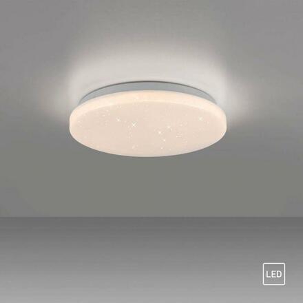 JUST LIGHT LED stropní svítidlo bílé hvězdné nebe průměr 22cm teplá bílá 3000K 3000K