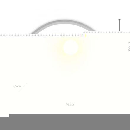 LEUCHTEN DIREKT is JUST LIGHT LED stropní svítidlo bílé šedá 50x50 kruhové křišťálový efekt stmívatelné CCT 2700-5000K LD 14384-16