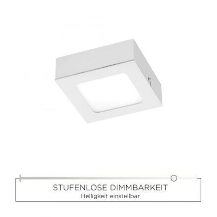 LEUCHTEN DIREKT is JUST LIGHT LED vestavné a přisazené svítidlo, bílé, jednoduchý design 3000K LD 14390-16