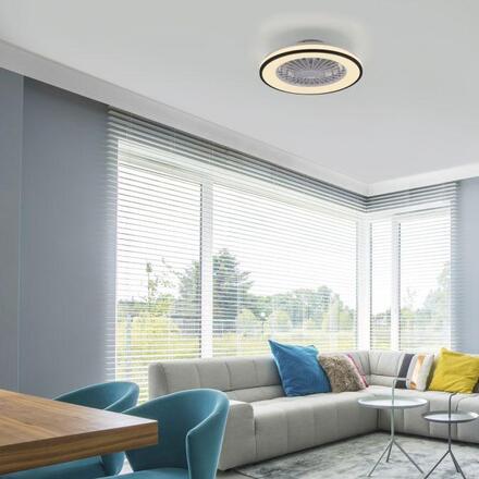 JUST LIGHT LED stropní ventilátor CCT RGB změna barev dálkový ovladač RGB/2700-6500K