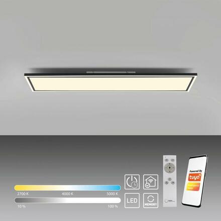 JUST LIGHT LED panel svítidlo, stropní svítidlo, stmívatelné, dálkové ovládání, CCT, ovládané přes aplikaci Tuya 2700-5000K