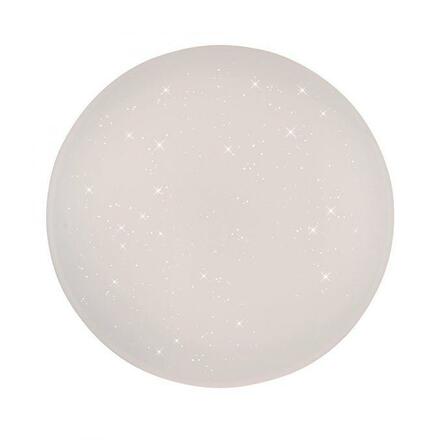 LEUCHTEN DIREKT is JUST LIGHT LED stropní svítidlo kruhové v bílé s hvězdným nebem a nastavitelnou barvou světla Smart Home MEDION RGB+3000-5000K