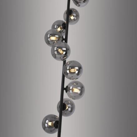 JUST LIGHT Kolekce Schöner Wohnen LED stojací svítidlo Dubai černé 9-ramenné 3000K