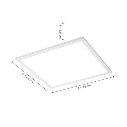 LEUCHTEN DIREKT is JUST LIGHT LED panel, stropní svítidlo, úspora místa, bílé 2700-5000K LD 14531-16