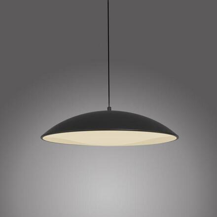 JUST LIGHT Kolekce Schöner Wohnen LED závěsné svítidlo LENTE, černá, stmívatelné, paměťová funkce, krokově stmívatelné 3000K