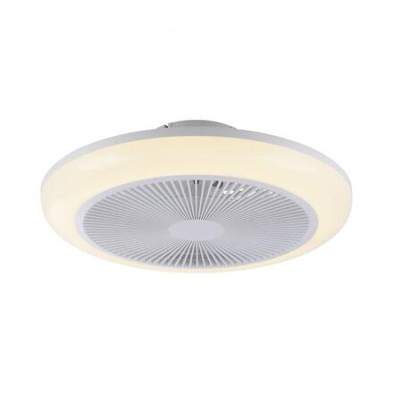 JUST LIGHT LED stropní svítidlo s ventilátorem BRANDA bílé RGB CCT RGB/3000-6500K