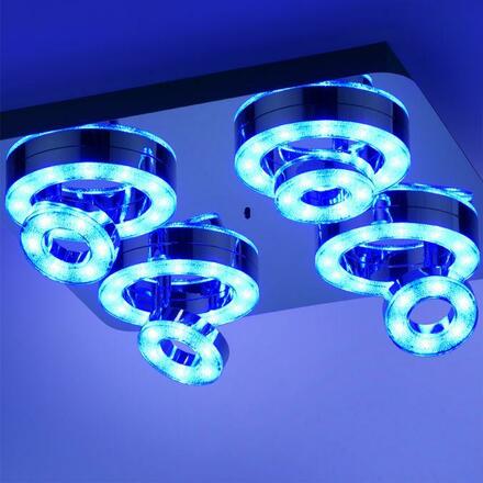 LEUCHTEN DIRECT LED stropní svítidlo, 8-ramenné, Smart Home, RGB+W RGB+3000-5000K MEDION LD 14662-17