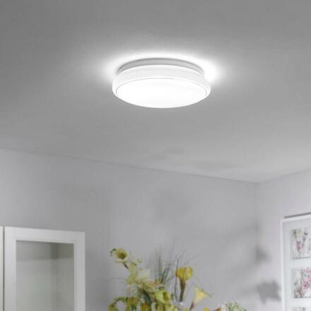 LEUCHTEN DIREKT is JUST LIGHT LED stropní svítidlo Smart Home s RGB změnou barev a nastavitelnou teplotou barvy světla MEDION RGB+3000-5000K