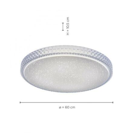 LEUCHTEN DIRECT LED stropní svítidlo, Smart Home, RGB+W, bílé MEDION RGB+3000-5000K LD 14745-00