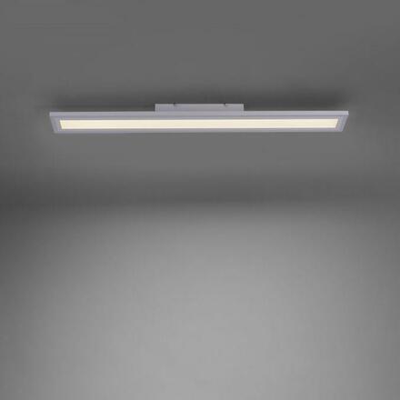 LEUCHTEN DIREKT is JUST LIGHT LED stropní svítidlo, bílá, 100x11,8cm, CCT, stmívatelné, vč. dálkový ovladač MEDION 2700-5000K