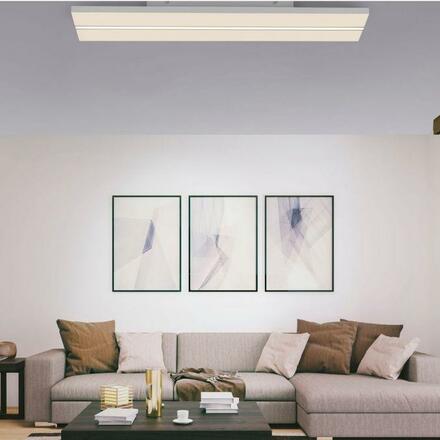LEUCHTEN DIREKT is JUST LIGHT LED panel svítidlo, stropní svítidlo, 100x25cm, moderní, dálkový ovladač 2700-5000K 14854-16