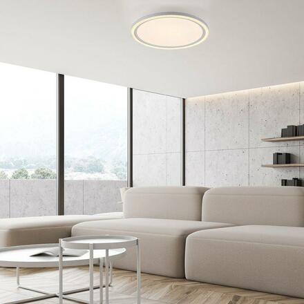 LEUCHTEN DIREKT is JUST LIGHT LED stropní svítidlo bílé kruhové ovládání vypínačem teplá bílá paměťová funkce 3000K LD 14883-16