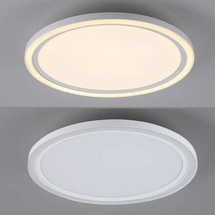 LEUCHTEN DIREKT is JUST LIGHT LED stropní svítidlo bílé kruhové ovládání vypínačem teplá bílá paměťová funkce 3000K LD 14883-16