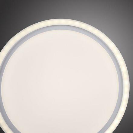 LEUCHTEN DIREKT is JUST LIGHT LED stropní svítidlo bílé kruhové ovládání vypínačem teplá bílá paměťová funkce 3000K LD 14883-16