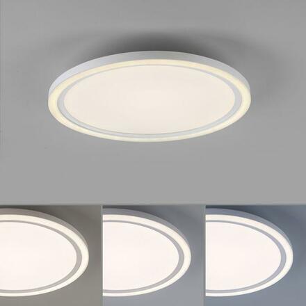 LEUCHTEN DIREKT is JUST LIGHT LED stropní svítidlo bílé kruhové ovládání vypínačem teplá bílá paměťová funkce 3000K LD 14883-16