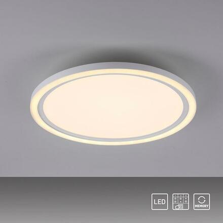 LEUCHTEN DIREKT is JUST LIGHT LED stropní svítidlo bílé kruhové ovládání vypínačem teplá bílá paměťová funkce 3000K LD 14883-16