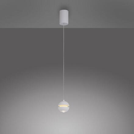 JUST LIGHT Kolekce Schöner Wohnen LED závěsné svítidlo LINI, bílé, Comfort Lift 3000K