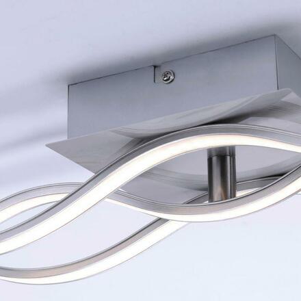 LEUCHTEN DIREKT is JUST LIGHT LED stropní svítidlo, 3-ramenné, design vlny, ocel 3000K LD 15166-55