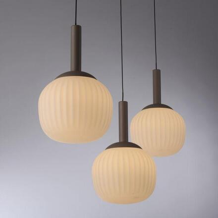 JUST LIGHT LED závěsné svítidlo NAMI, písková barva, podlouhlé, stmívatelné, Comfort-Lift, paměťová funkce, SimplyDim 3000K