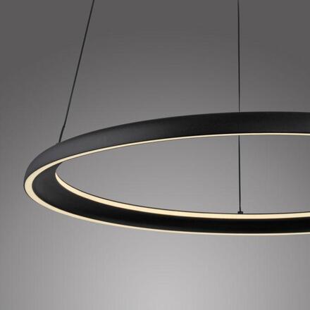 JUST LIGHT Kolekce Schöner Wohnen LED závěsné svítidlo QUILLO, černé, stmívatelné, Comfort Lift, SimplyDim 3000K