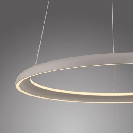 JUST LIGHT Kolekce Schöner Wohnen LED závěsné svítidlo QUILLO, písková barva, stmívatelné, paměťová funkce, SimplyDim 3000K