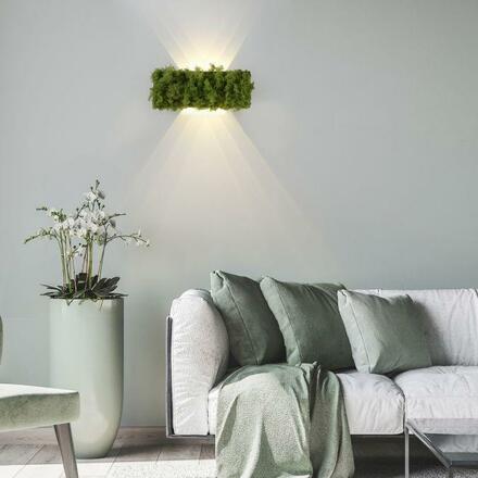 LEUCHTEN DIREKT is JUST LIGHT LED nástěnné svítidlo islandský mech hra světla teplé bílé světlo do interiéru 3000K LD 15637-66