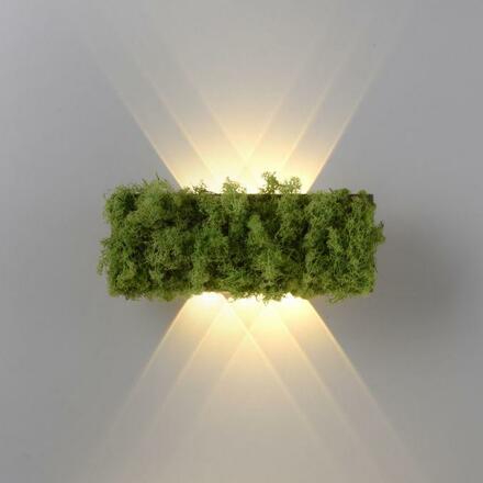 LEUCHTEN DIREKT is JUST LIGHT LED nástěnné svítidlo islandský mech hra světla teplé bílé světlo do interiéru 3000K LD 15637-66
