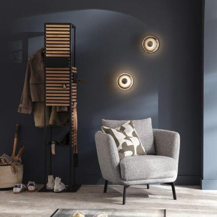 JUST LIGHT Kolekce Schöner Wohnen LED nástěnné a stropní svítidlo POSH, šedé, stmívatelné, SimplyDim 3000K