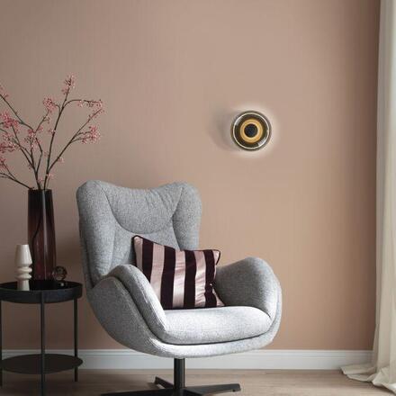 JUST LIGHT Kolekce Schöner Wohnen LED nástěnné a stropní svítidlo POSH, šedé, stmívatelné, SimplyDim 3000K