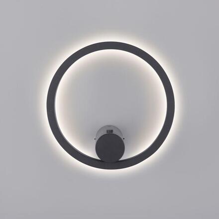 JUST LIGHT LED nástěnné svítidlo antracit stmívatelné dálkovým ovladačem paměťová funkce 3000K