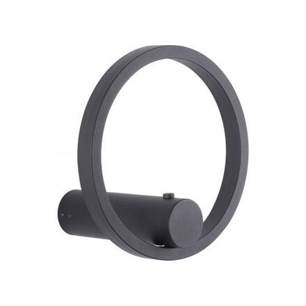 JUST LIGHT LED nástěnné svítidlo antracit stmívatelné dálkovým ovladačem paměťová funkce 3000K