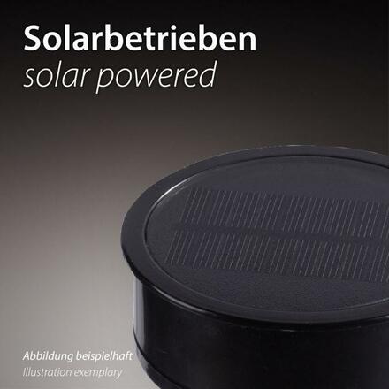 LEUCHTEN DIREKT is JUST LIGHT LED solární svítidlo se zápichem černé ochrana proti stříkající vodě 9000K LD 19102-18