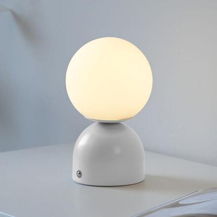 JUST LIGHT Kolekce Schöner Wohnen LED bateriové stolní svítidlo RUDI, bílé, přes USB 3000-6000K