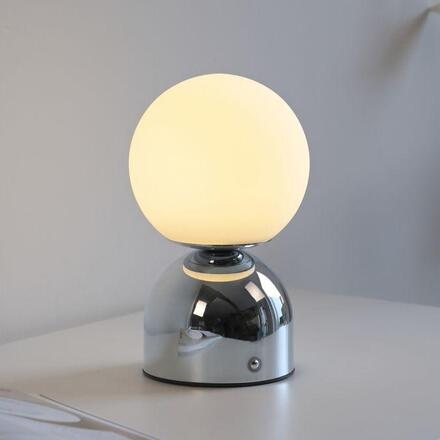 JUST LIGHT Kolekce Schöner Wohnen LED bateriové stolní svítidlo RUDI, chrom, nabíjecí přes USB 3000-6000K