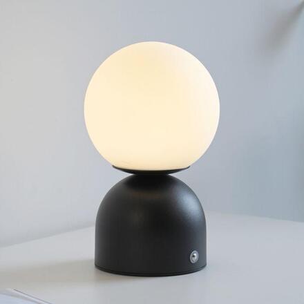 JUST LIGHT Kolekce Schöner Wohnen LED bateriové stolní svítidlo RUDI, černé, přes USB 3000-6000K