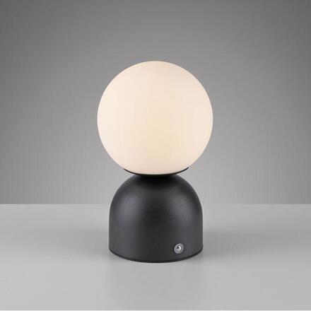 JUST LIGHT Kolekce Schöner Wohnen LED bateriové stolní svítidlo RUDI, černé, přes USB 3000-6000K