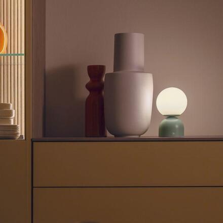 JUST LIGHT Kolekce Schöner Wohnen LED bateriové stolní svítidlo RUDI, inspirováno květy USB 3000-6000K