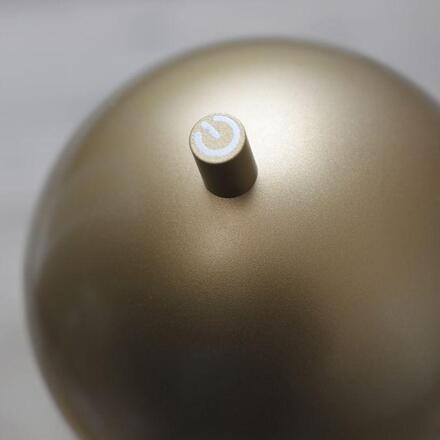 JUST LIGHT Kolekce Schöner Wohnen LED stolní lampa Bellies zlatá barva 3000K