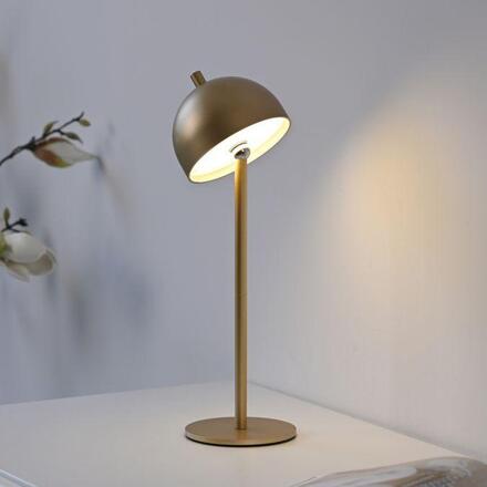 JUST LIGHT Kolekce Schöner Wohnen LED stolní lampa Bellies zlatá barva 3000K