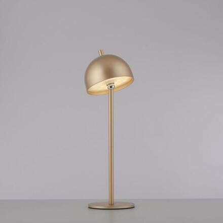 JUST LIGHT Kolekce Schöner Wohnen LED stolní lampa Bellies zlatá barva 3000K