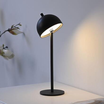 JUST LIGHT Kolekce Schöner Wohnen LED bateriové stolní svítidlo BELLIES, černé, nabíjecí přes USB 3000K